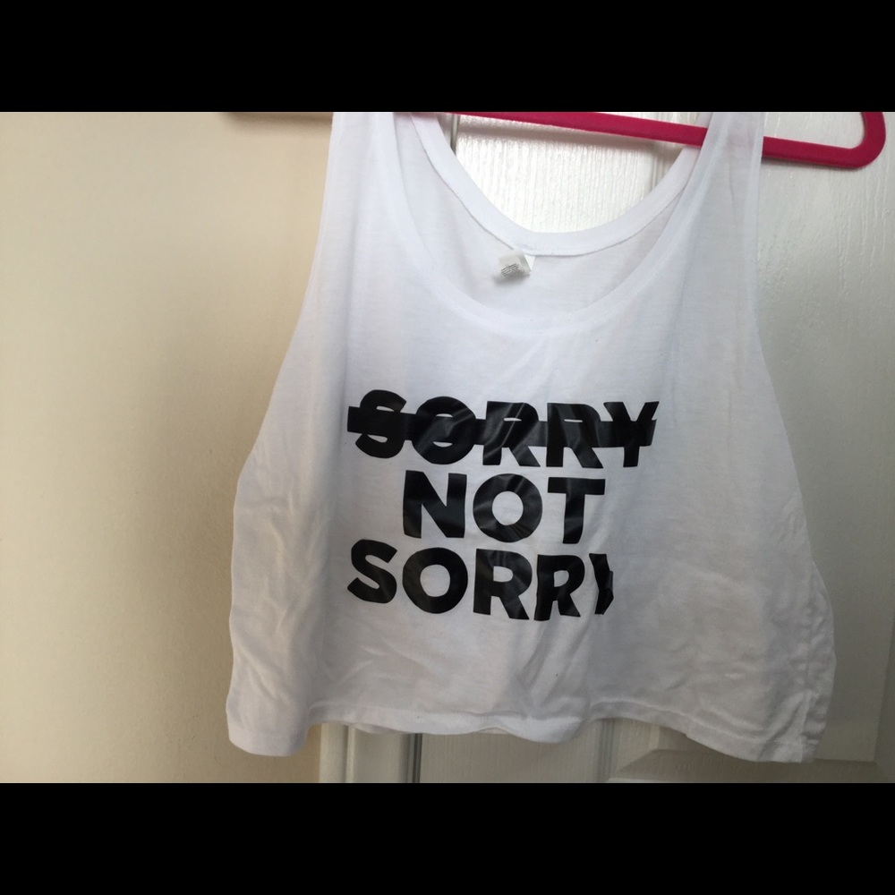 cropped tank top